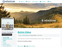 Tablet Screenshot of bolivia.adventures.org