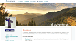 Desktop Screenshot of blogging.adventures.org