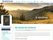 Tablet Screenshot of peru-amazon.adventures.org